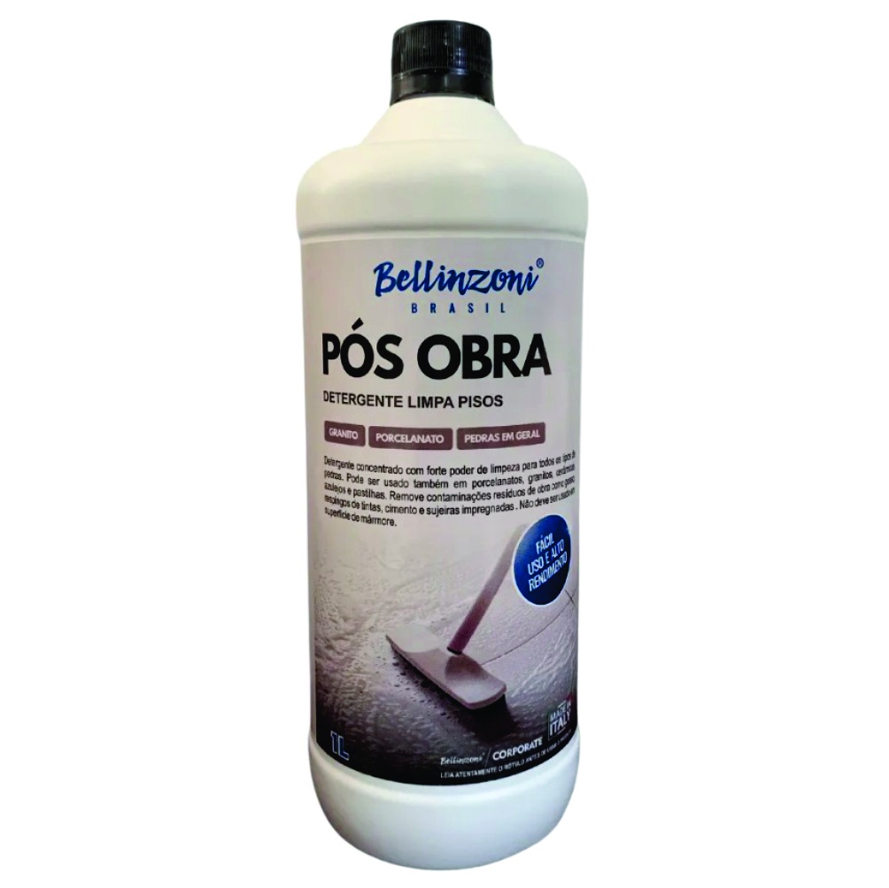 Bellinzoni LC Pós Obra - Limpeza Eficiente de Resíduos de Obra (1L)